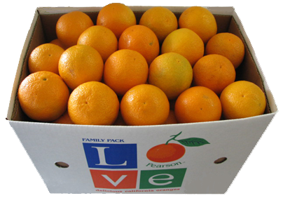 California Valencia Oranges from Pearson Ranch